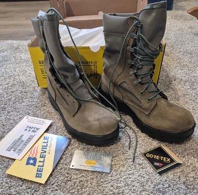 Belleville Gore-Tex Sage Air Force Combat Boots Temperate Weather Women 8.5 NEW