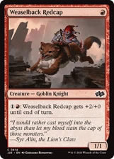 Weaselback Redcap #614 | Near Mint | Foundations Jumpstart Magic MTG