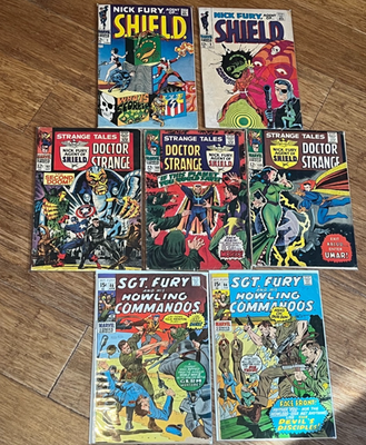 #ad Vintage Marvel Comics Silver Age 7 Issue Collector Lot $125.00