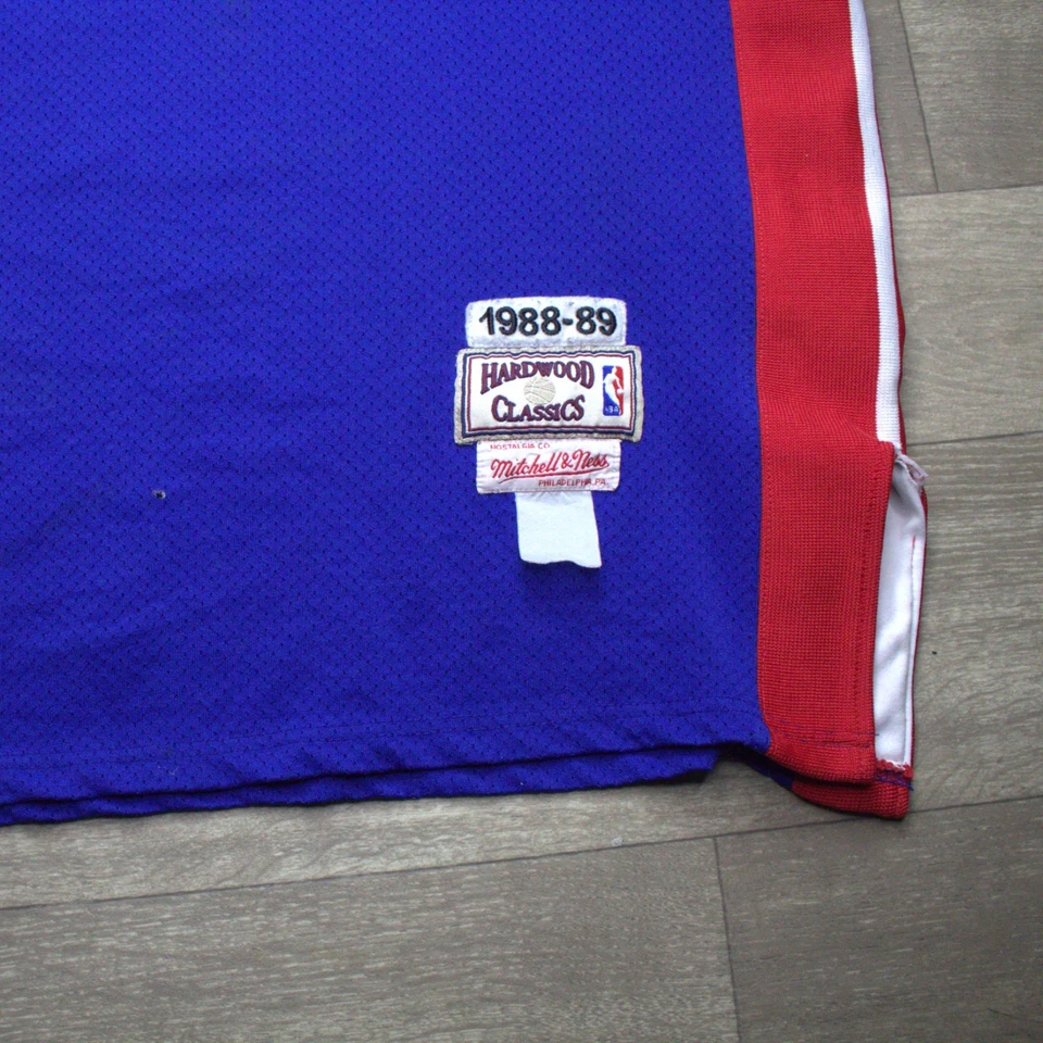 Camiseta deportiva Mitchell And Ness 1988-1989 Isiah Thomas Detroit Pistons 2XL Foto 3 de 4