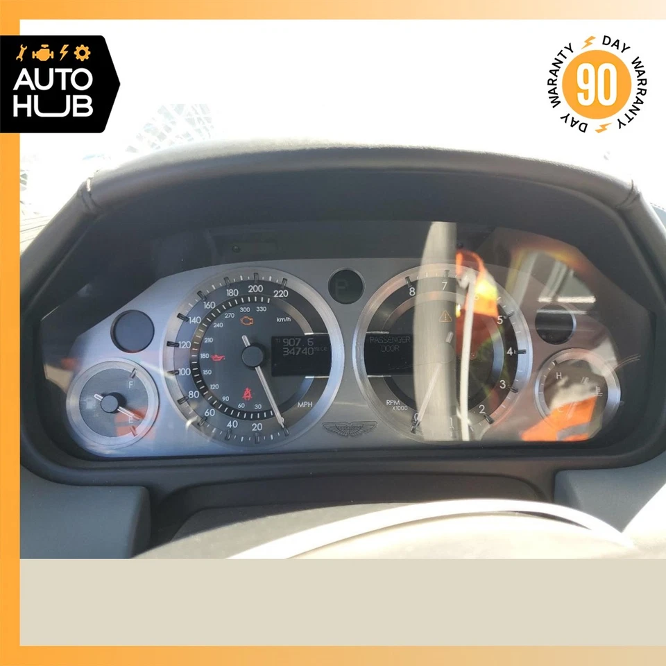 Приборная панель спидометр 06–16 Aston Martin DB9 V8 Vantage от оригинального производителя 34k - Изображение 2 из 4