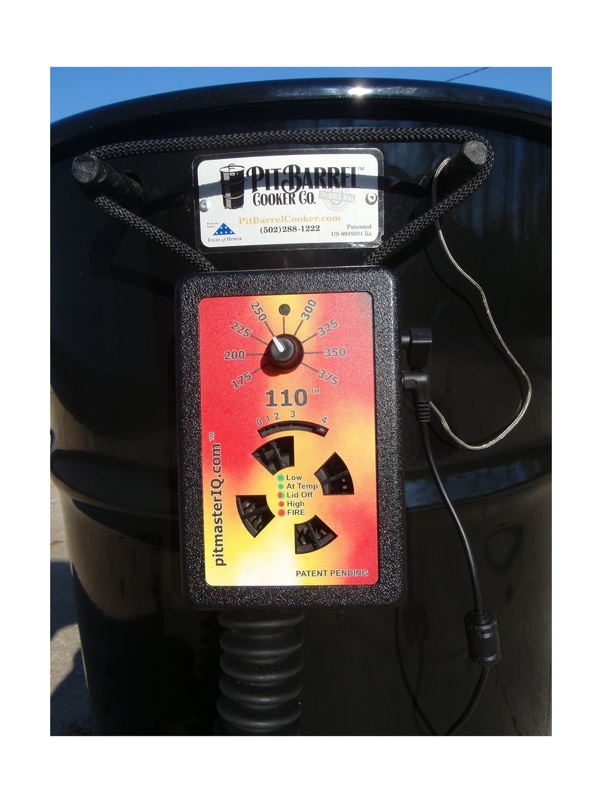 IQ110 BBQ Temperature Regulator Kit for Pit Barrel Cooker