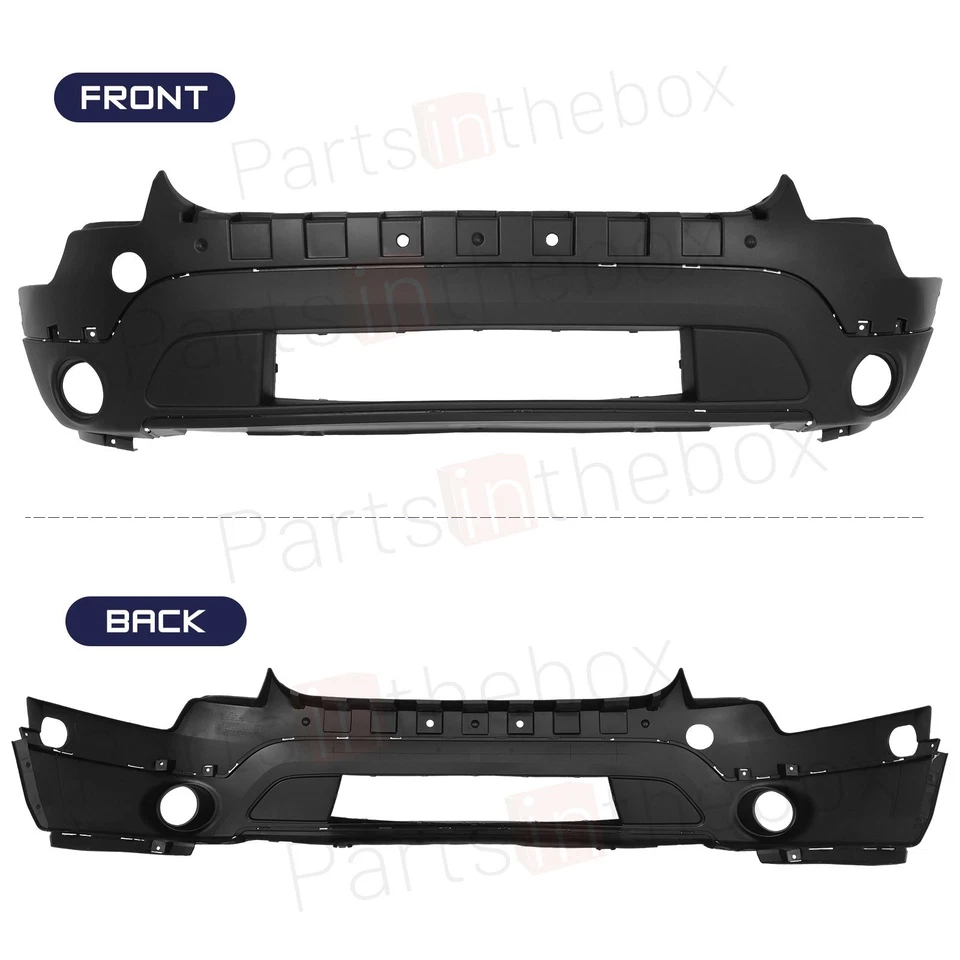 Front Lower Bumper Cover Textured W/ Fog Lamp Holes For 2011-2015 Ford Explorer Foto 2 de 4