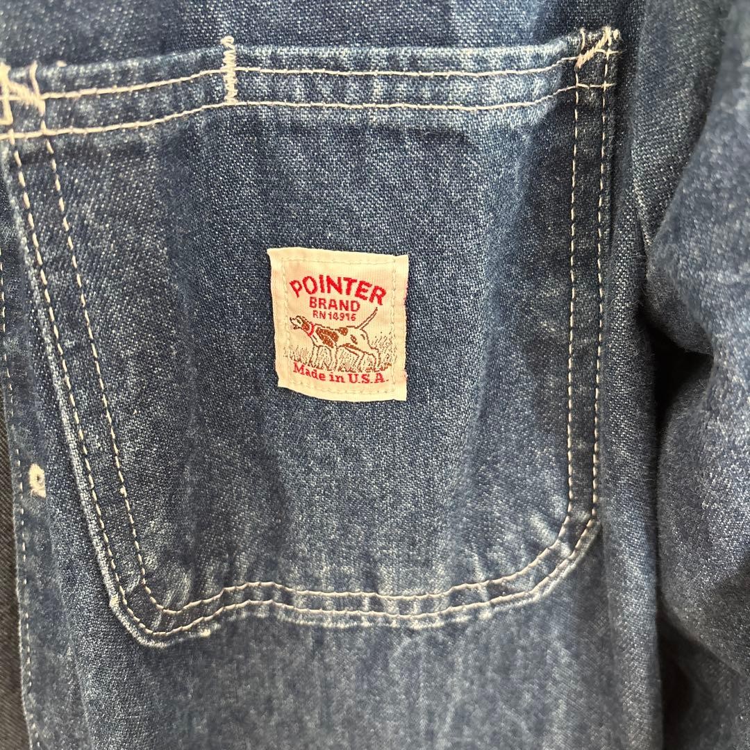 POINTER BRAND Dark Blue Denim Jacket 4 Pockets - image 2