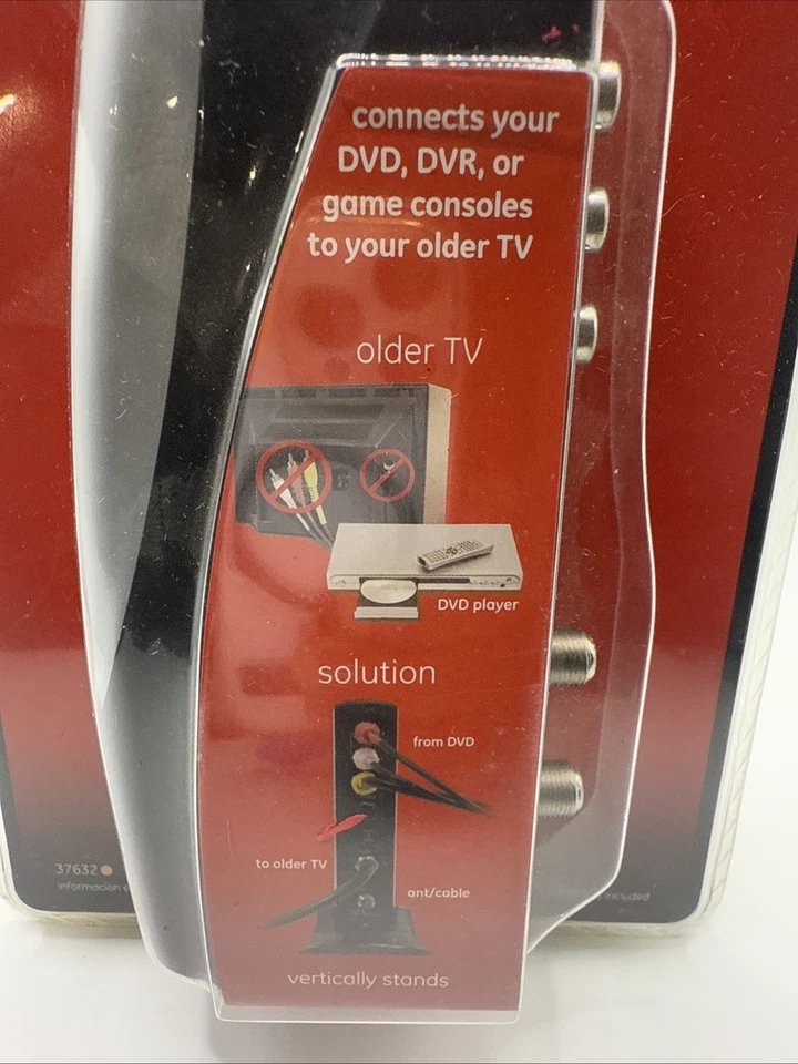 GE RF Modulator S - Video Converter 37632 Connect TV DVD DVR Video Games Sealed - Image 4 of 4