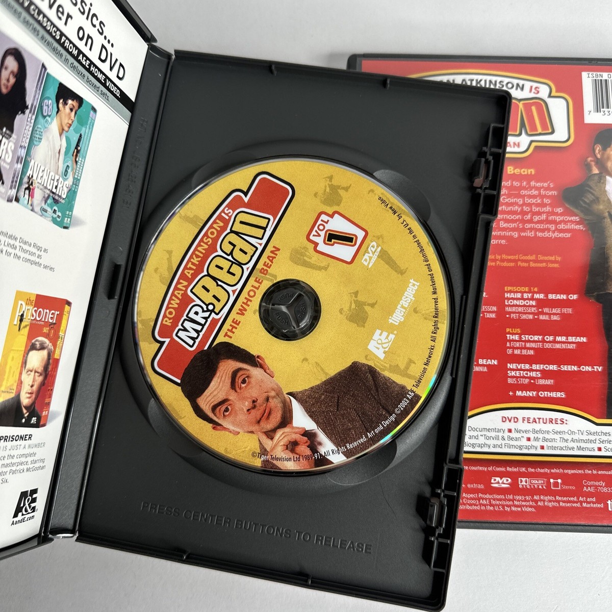 Rowan Atkinson is Mr. Bean: The Whole Bean Vol 1 & 3 Lot DVD- All