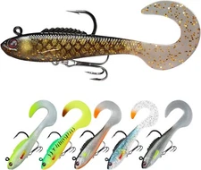 TRUSCEND Soft Fishing Lures for Pike Trout