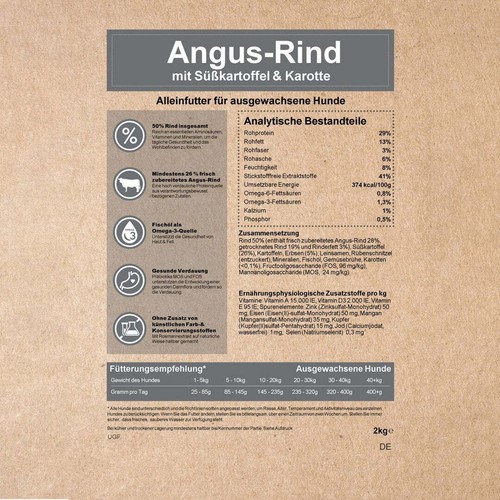 Adult Trockenfutter mit Angus Rind, getreidefrei, glutenfrei, hypoallergen - Bild 7 von 8