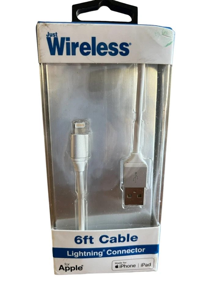 Just Wireless Lightning Cable 6ft iPhone Charger Cable Apple - Image 2 of 4