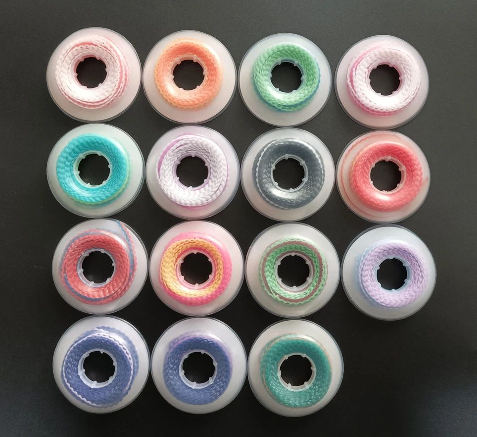 Ortodoncia dental goma elástica cadena eléctrica brackets bandas cortas/largas/cerradas Foto 4 de 4