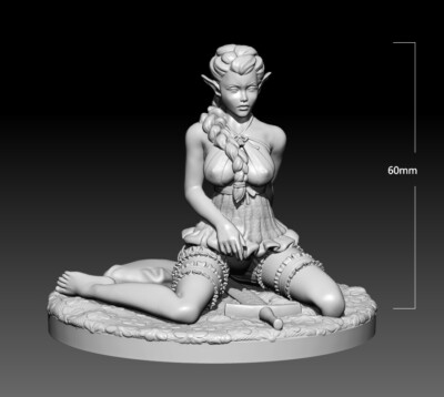 Resin Fairy Girl Unassembled Unpainted RW-764