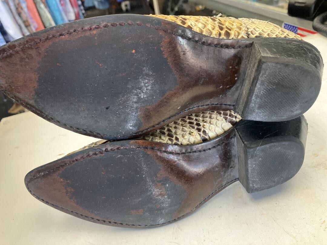 Great Western Boot Co Genuine Exotic Python Snake… - image 11