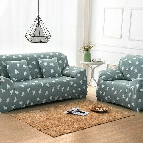 Stretch 1 2 3 4 Seater Sofa Covers Couch Chair Protector Solid/ Floral Slipcover - Picture 8 of 24