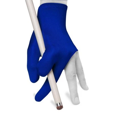 QUALITY GLOVES Billiard Quality GLOVE - Blue - for POOL CUE - Fits either hand