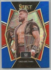 2022 WWE Panini Select Cruz Del Toro Blue Prizm #178 Premier Level #'d 101/199