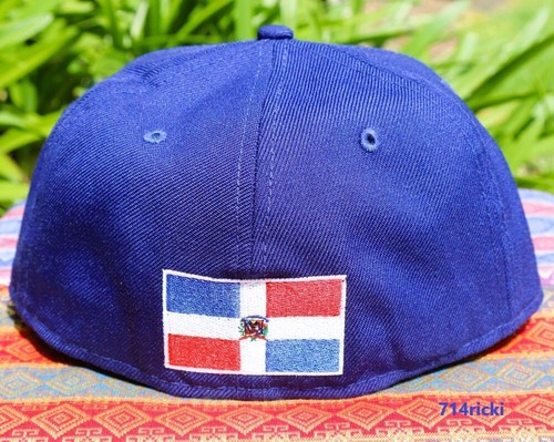 Dominican Republic WBC World Baseball Classic Fitted Hat New Era 59FIFTY Blue - Picture 4 of 6