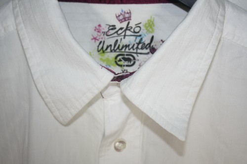 Echo unlimited Mens Button Down Shirt Rhino 1972 Xlarge Trademark - Picture 2 of 10