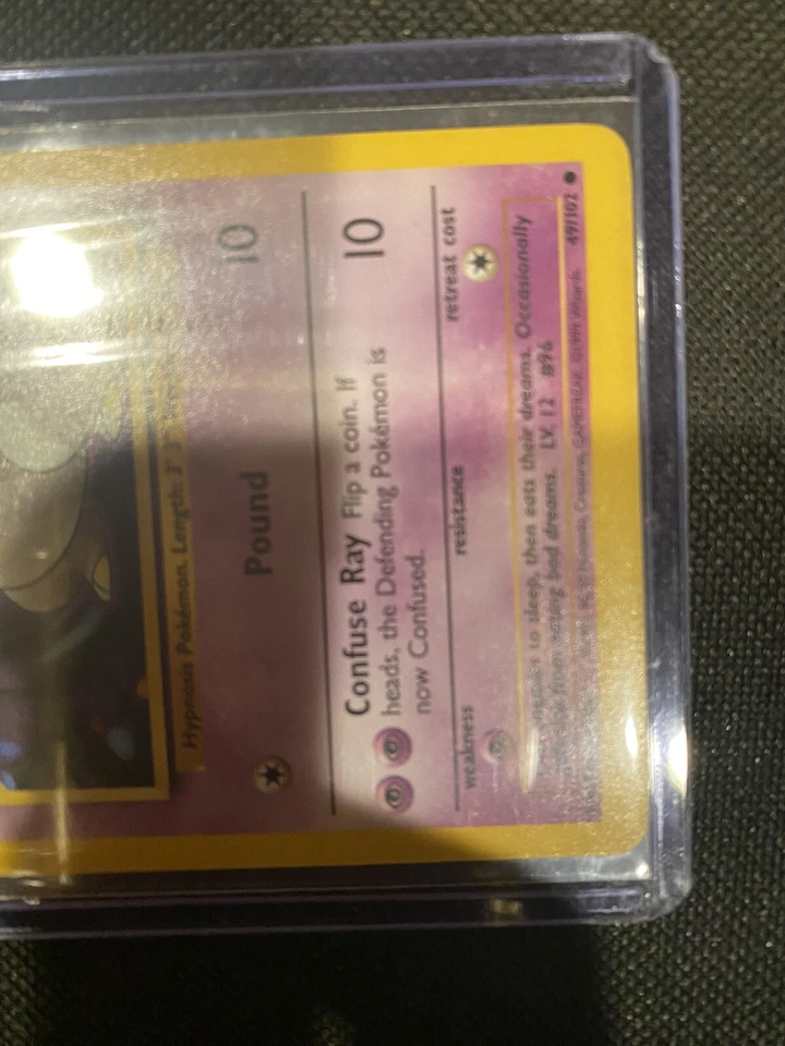 Pokémon TCG Drowzee Base Set 2 73/130 Regular Unlimited Common - Image 3 of 4