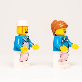 Lot of Lego Movie Minifigures: Jo & Mike 70804 Ice Cream Machine (tlm031 tlm032)