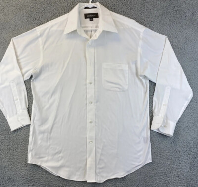 16 32/33 dress shirt $60 Club Room Men's Regular fit 100% Cotton Dress Shirt, Multi Color, 16 32/33