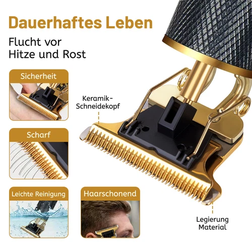 Profi Haarschneidemaschine Haarschneider Bart Trimmer Rasierer Hair Clipper DE - Bild 8 von 14
