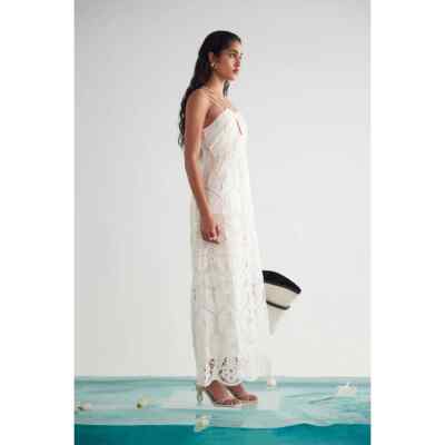 CULT GAIA Everly cutout crocheted cotton midi dress M | eBay CULT GAIA Everly cutout crocheted cotton midi dress M | eBay