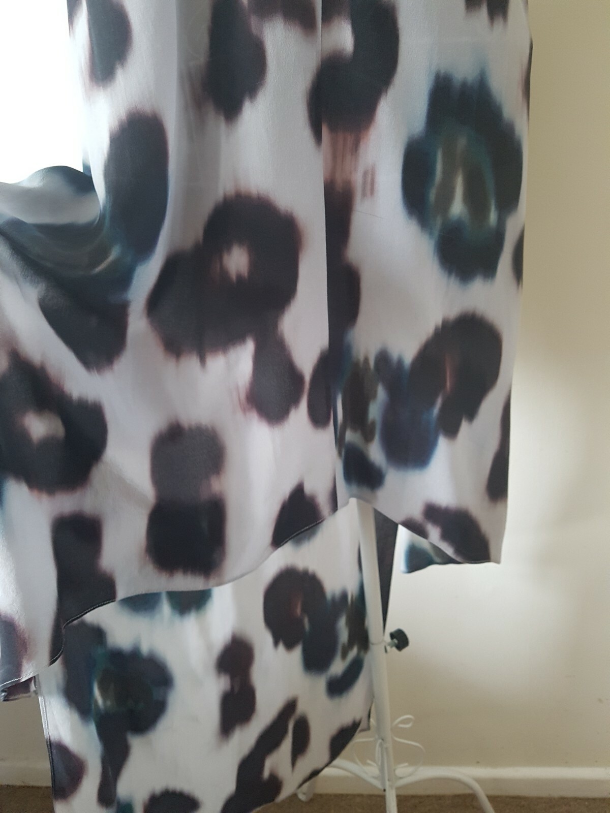 ABSOLUTELY GORGEOUS ALLSAINTS TEAL ECHO NOVAH PURE SILK DRESS UK 6 US 2 RRP £198 image 4