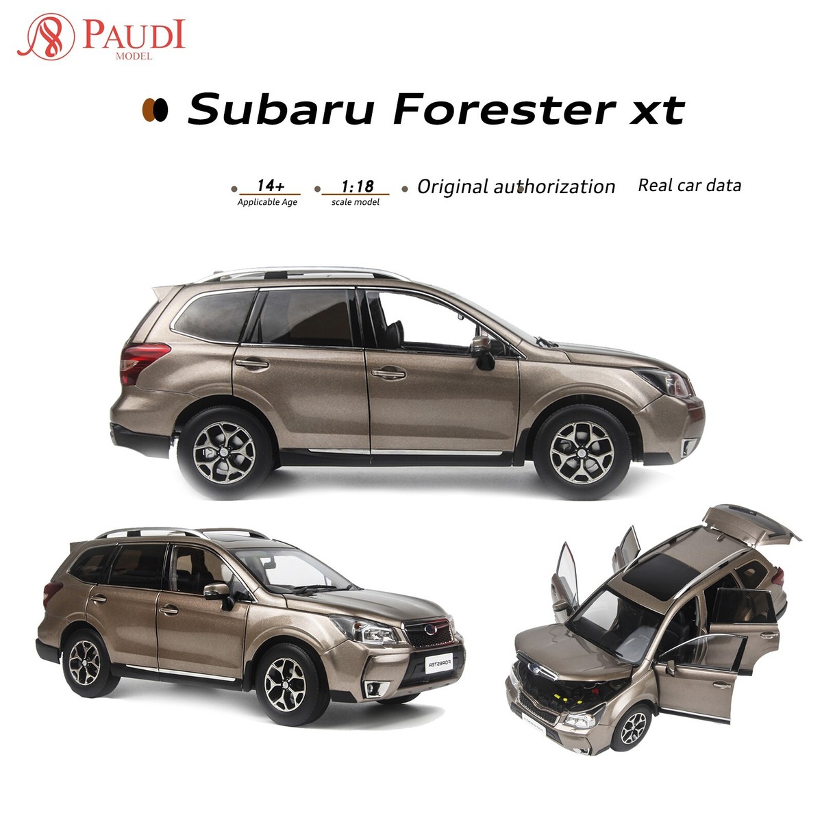 1:18 Scale Subaru Forester XT 2015 Diecast Model Car