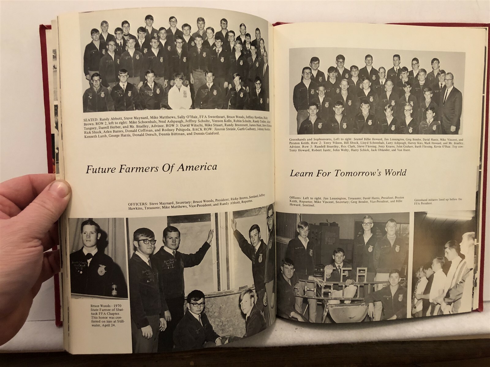 1970 Shattuck Schools High Elementary Middle Annual Yearbook Oklahoma