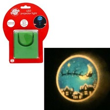 Mini LED Ceiling Projector-SANTA SLEIGH REINDEER-Christmas Light-FREE BATTERIES