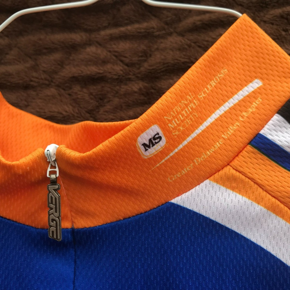 VERGE SPORT Mens Full Zip CYCLING SHIRT Jersey Size M MEDIUM