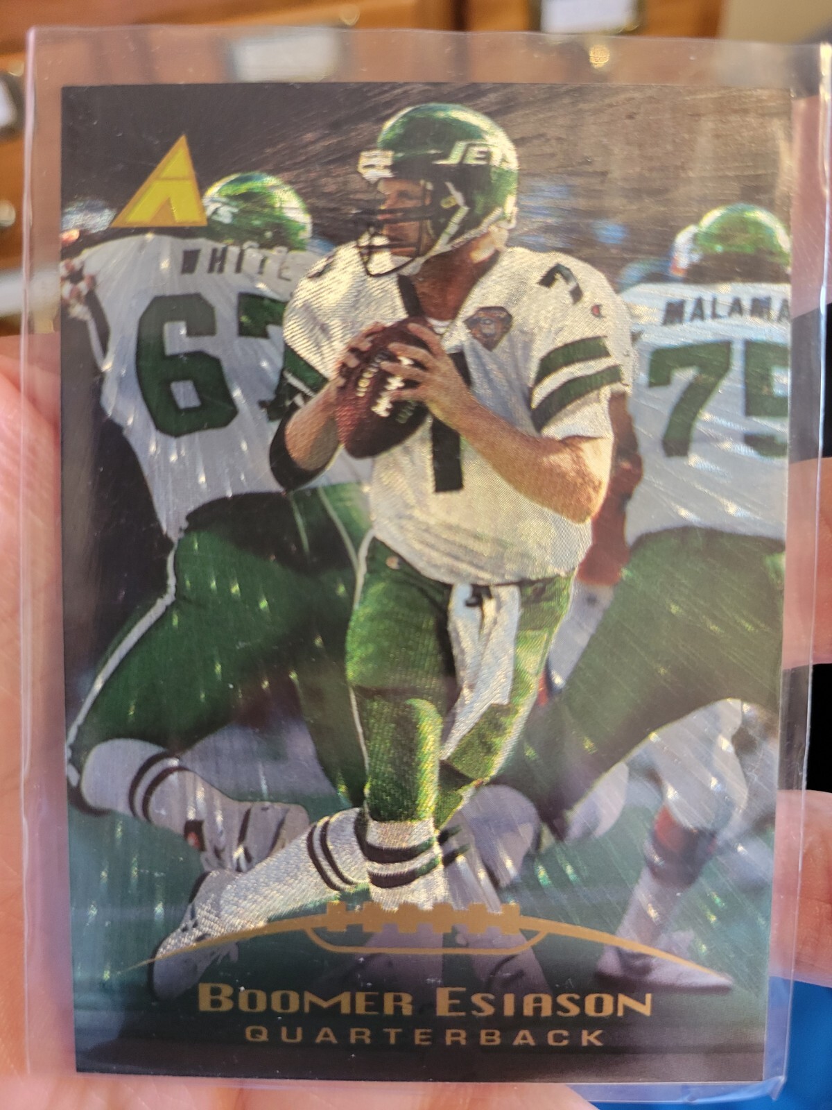 1995 Pinnacle Trophy Collection New York Jets Football #147 Boomer Esiason