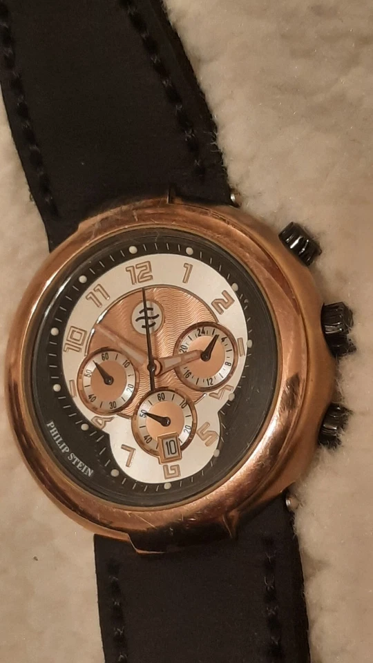 Raro Reloj Philip Stein 32TF010703 Cronógrafo Unisex - Tecnología de Frecuencia Natural Foto 4 de 4