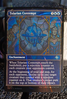 Tolarian Contempt 192 Halo Foil MOM The Aftermath Magic The Gathering Card 