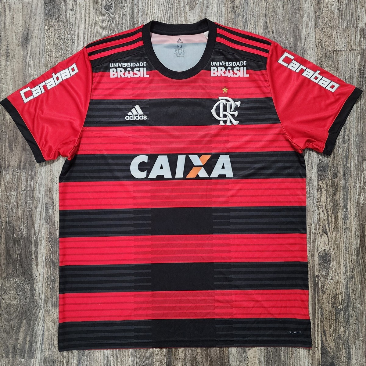 2018 Adidas Flamengo Home Soccer Jersey SIGNED Luca Paqueta Men XL