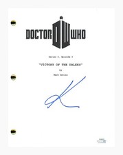 Karen Gillan Signed Autographed Doctor Who Victory Of The Daleks Script ACOA COA
