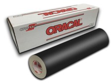 12" X 10yd - Black Matte Oracal 651 Craft  Hobby Cutting Vinyl Roll
