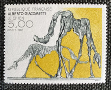 Timbre France 2383Neuf** - Alberto Giacometti - Le chien - 1985