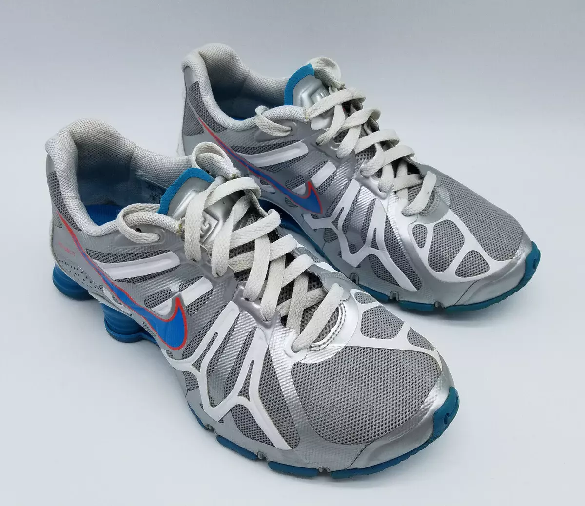 Nike Shox Turbo 13 (GS) Running Shoes Size 6.5Y Women&#039;s Size White eBay