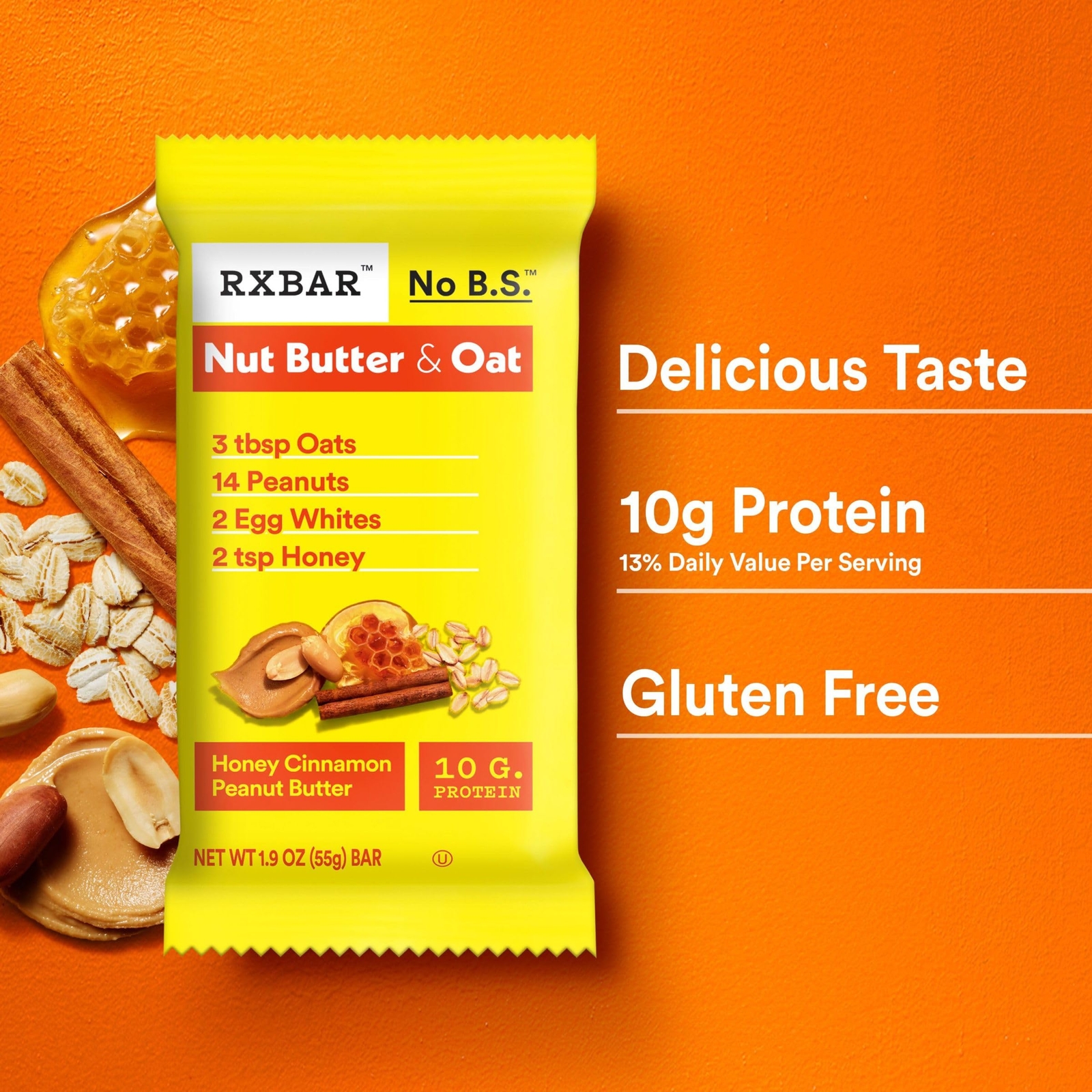 RXBAR Nut Butter and Oat Protein Bars Snacks Snack 12 coffee for sale ...