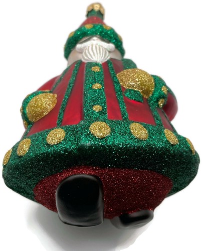 Patricia Breen Ornament Santa Delivers Glittered Hat Extra Stripe Christmas Tree - Picture 13 of 13