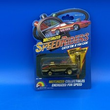 NOS 1985 LJN Motorized Speed-Riders No. 17 Red Menace Black Red Corvette Read