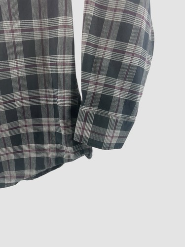 Ropa de trabajo grande Dickies para hombre franela utilitaria bolsillos con solapa manga larga abotonada - Imagen 9 de 11
