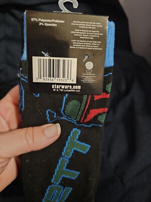 ☺︎ Star Wars Boba Fett Men's 2pk Casual Crew Socks | eBay