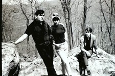 1990's BUSTY YOUNG WOMAN MEN Vintage 35mm Photo Negative Hand Cut S18
