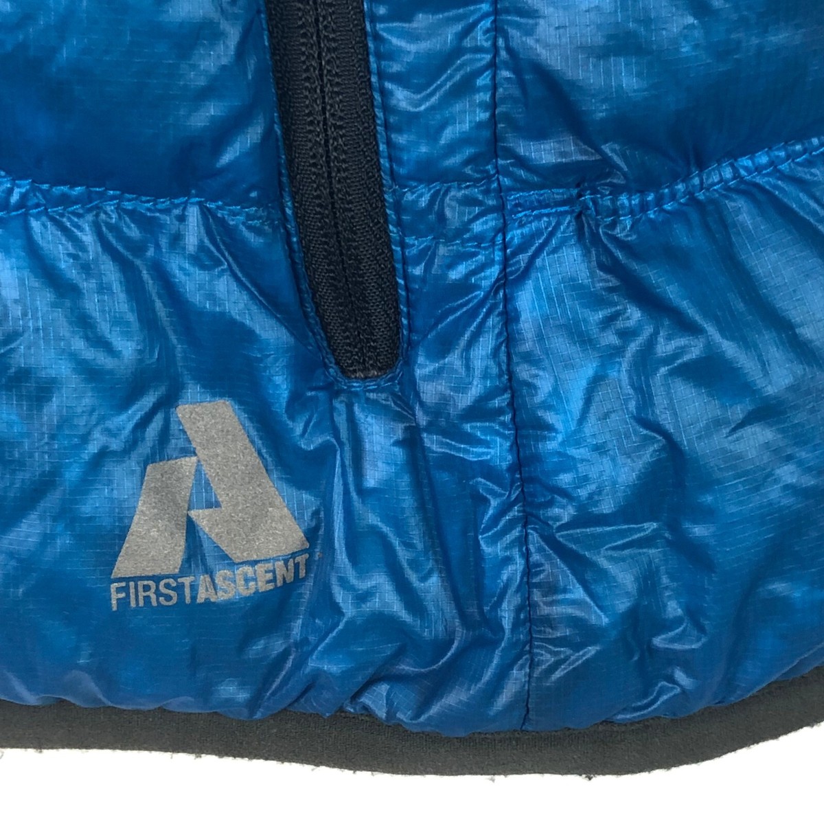 Eddie Bauer EB900 Down Jacket Womens L Blue Quilted Puffer 