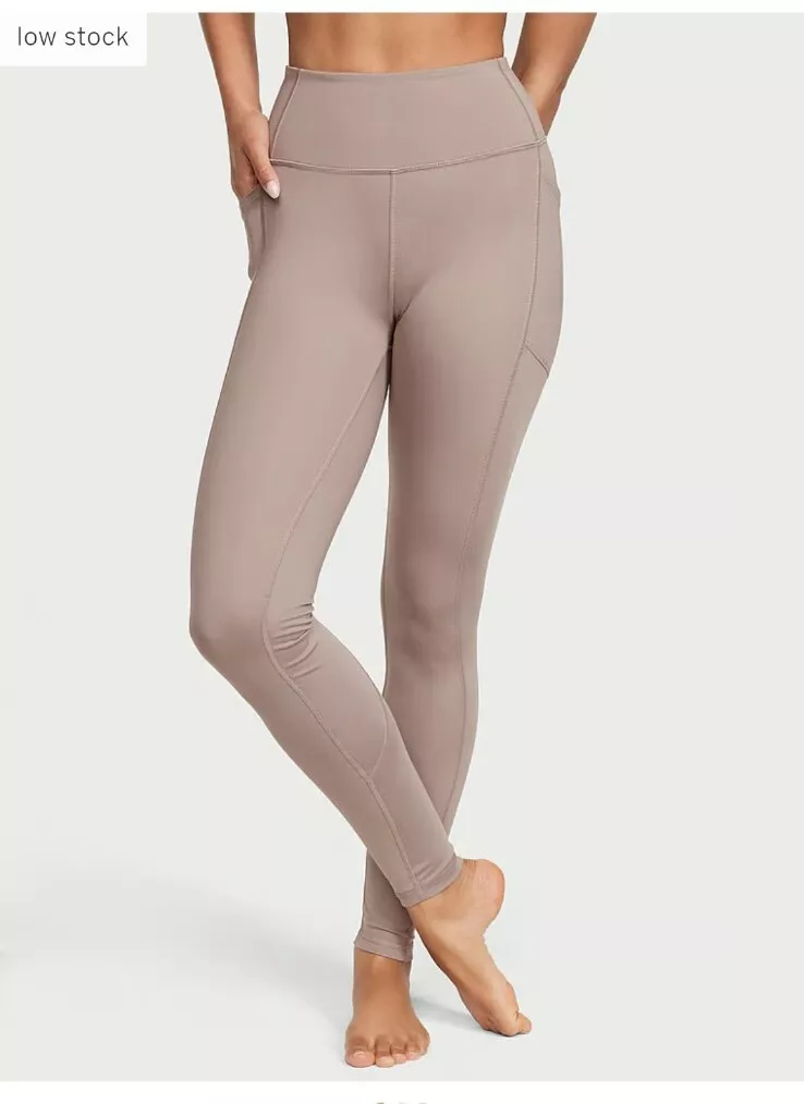 VICTORIA'S SECRET Core Essential Pocket Leggings Candlelight Rose 04BL So  Soft