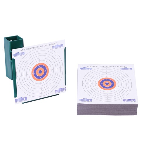 17cm TARGET HOLDER & 100 TARGETS Funnel Pellet Trap Catcher Airgun Air