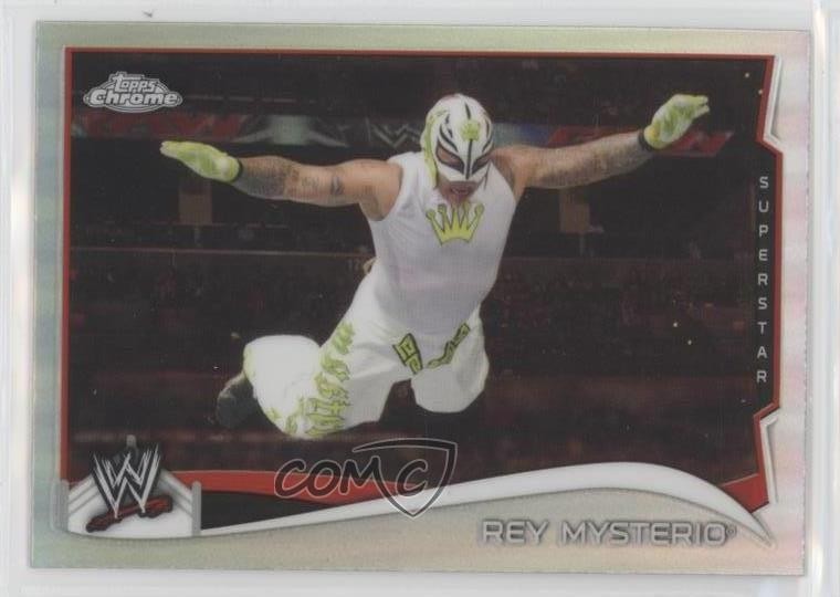 2014 Topps Chrome WWE Refractor Rey Mysterio #39 12m4