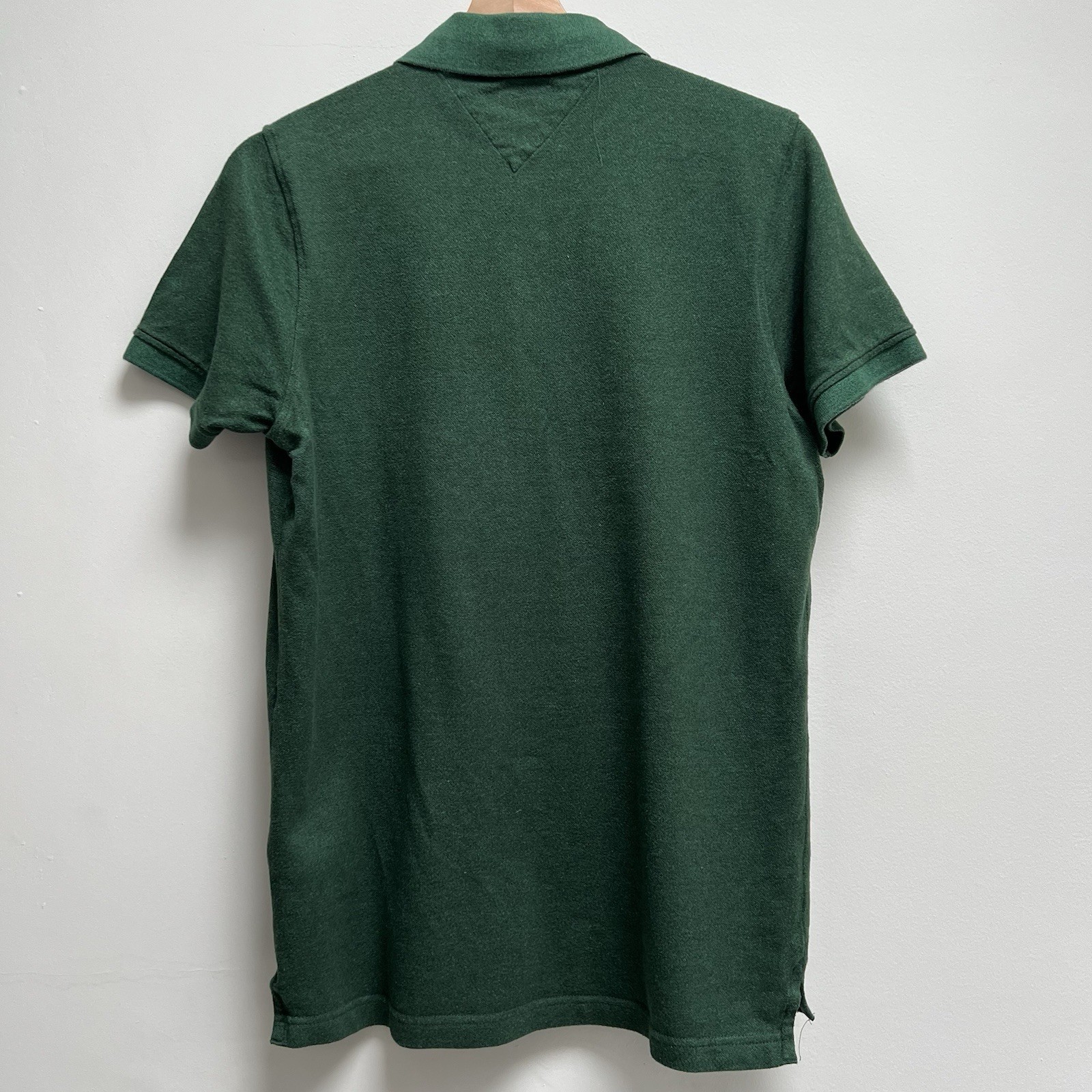 Tommy Hilfiger Slim Fit Short Sleeve Polo Shirt Green Short Sleeve Medium thumbnail 2